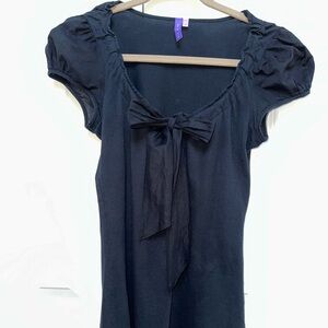 LF Emma & Sam Black Bow Top